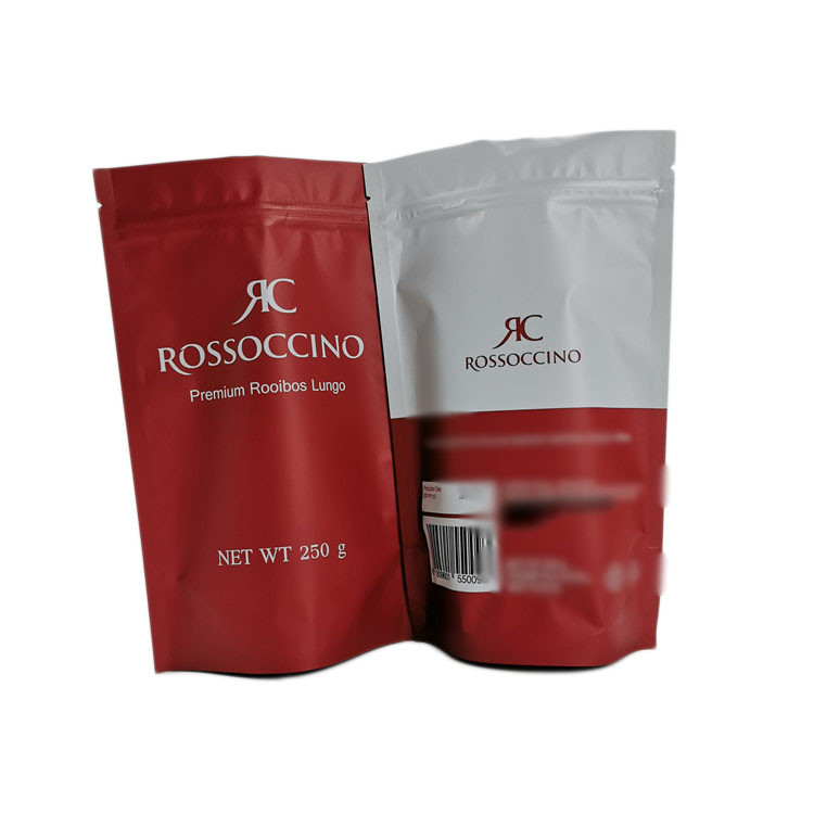 Eco 친절한 Kraft 종이는 주머니, 250g를 위로 서 있습니다 단백질 분말을 위한 비닐 봉투를 위로 서 있습니다