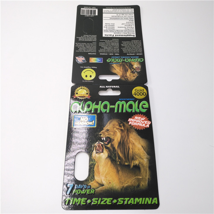 CMYK 색깔에 의하여 주문을 받아서 만들어지는 플라스틱 알약 서류상 포장 카드