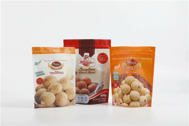 과일 바나나 칩 120 Mircon는 지퍼 주머니를 위로 서 있습니다