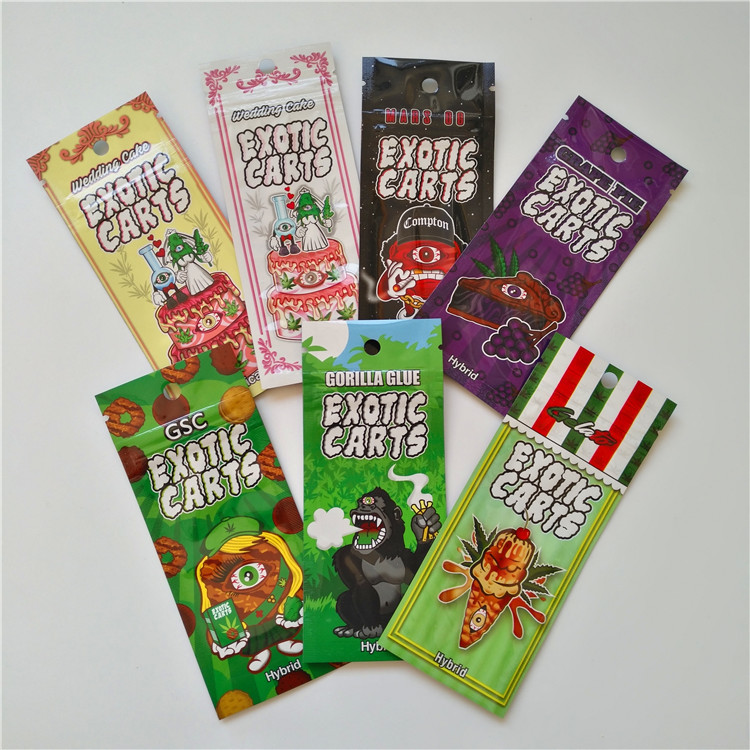 맞춘 인쇄된 재활용할 수 있는 마일라 냄새 증명 잡초 고무는 식용인 재밀봉할 수 있는 지플록식 패키징 테플론제 백을 지닙니다