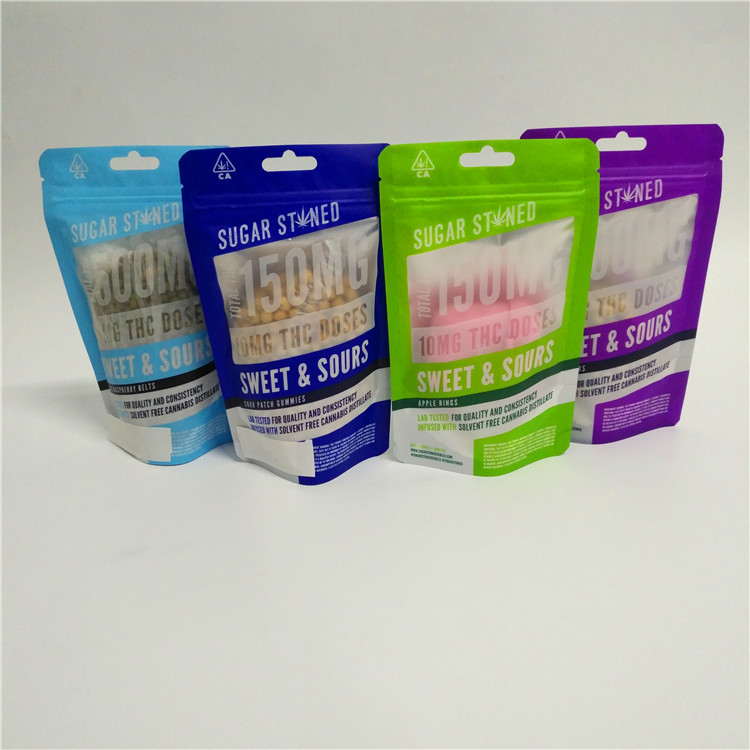 히트 실 플라스틱 식품 등급 어린이 냄새 증명은 팁 지프 잠금 장치 식용인 끈적거리는 패키징을 견딥니다