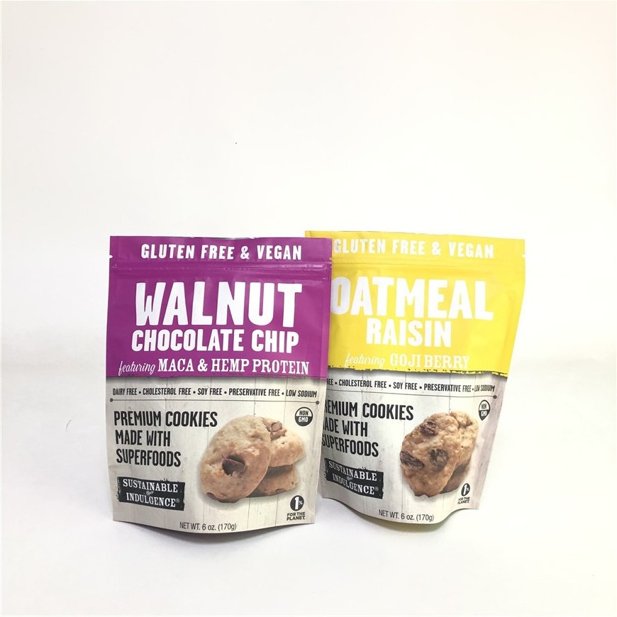 주문을 받아서 만드는 음식 급료 과자 견과 캐슈 포장 부대 음식 Mylar 부대를 위로 서 있으십시오