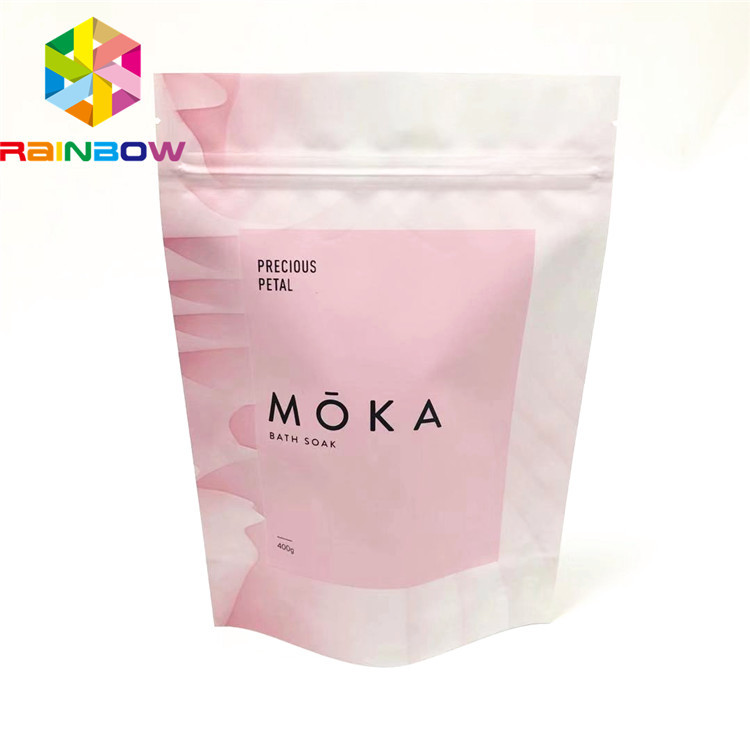 알루미늄 호일이 위로 서 있는 음식을 위한 지플락 부대는 주문 로고 포장 부대를 자루에 넣습니다