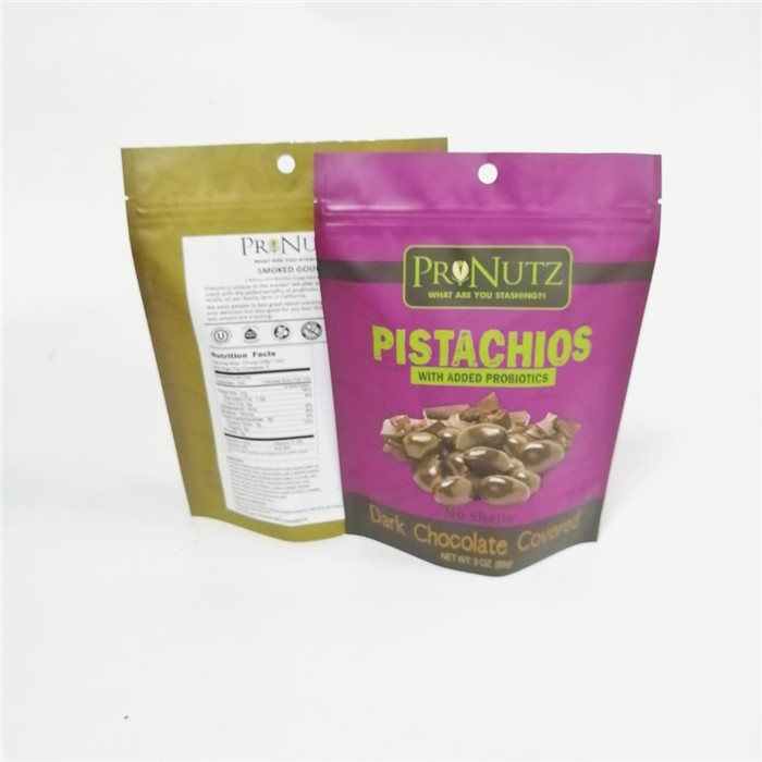 봉지 위로 입지를 패키징하는 적층 플라스틱 핵심 봉지 캐슈 넛