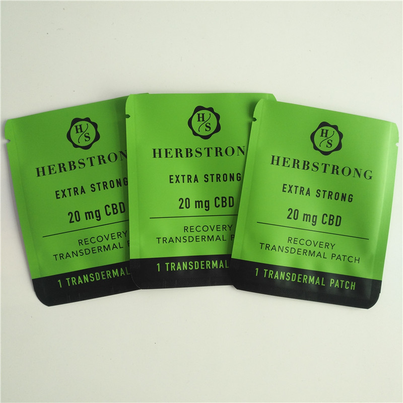 가방 마일라 금속 박막 팁 버릴 수 있는 작은 CBD 패치를 패키징하는 20 마그네슘 의료용 대마초