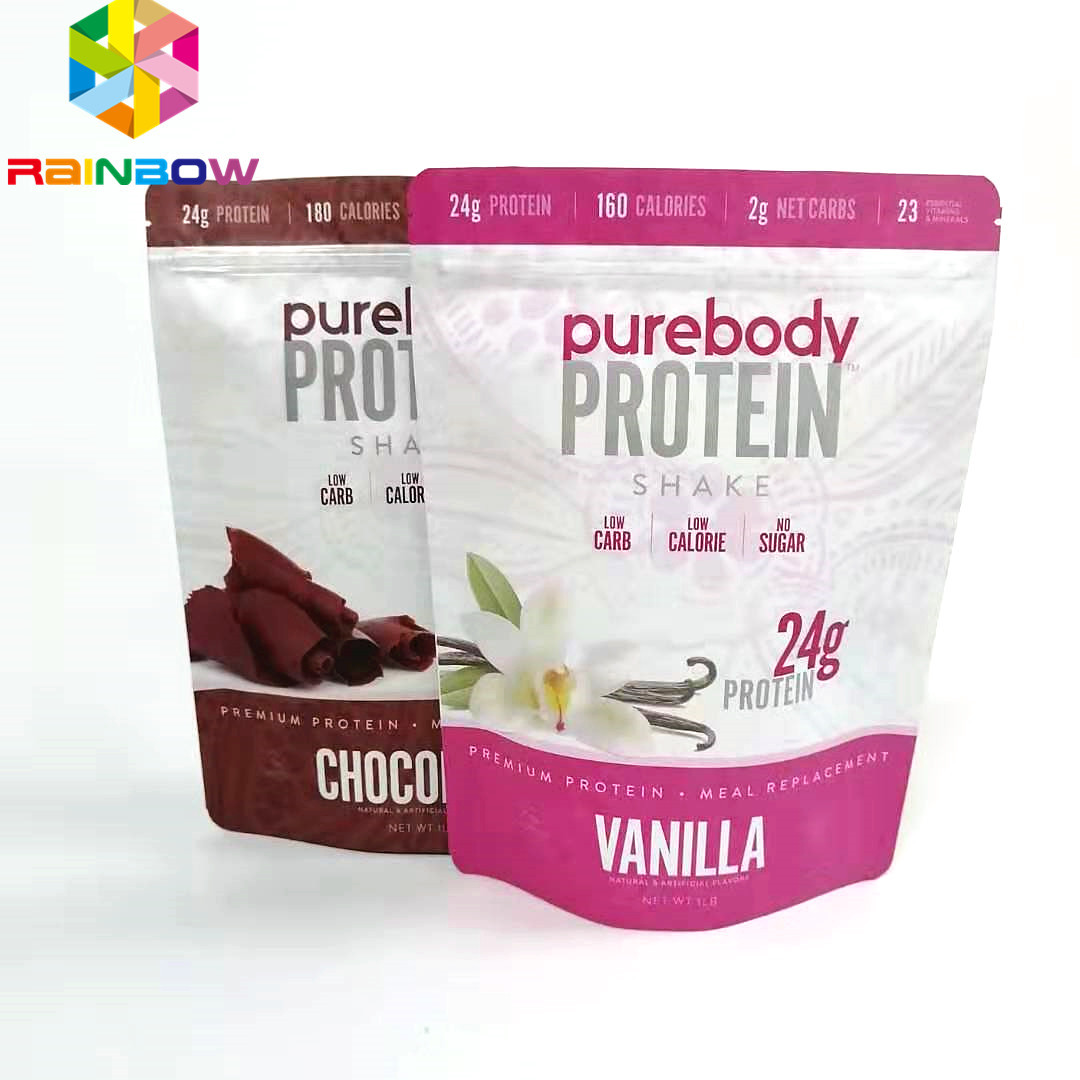 팁 가방을 패키징하는 식품 / 파우더 맞춘 인쇄된 매트 마무리를 위한 지플록식 가방 위로 재밀봉할 수 있는 입지