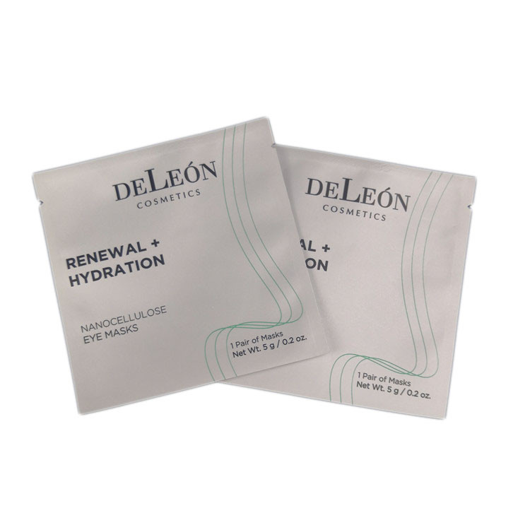 하얀 작은 가방 맞춘 프린팅 디자인 라미네이트 포일 화장품 패키징 작은 주머니