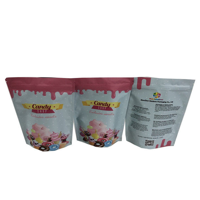 280g 단백질 쉐이크는 100 마이크론 매트 마일라 지퍼 백을 도이팩