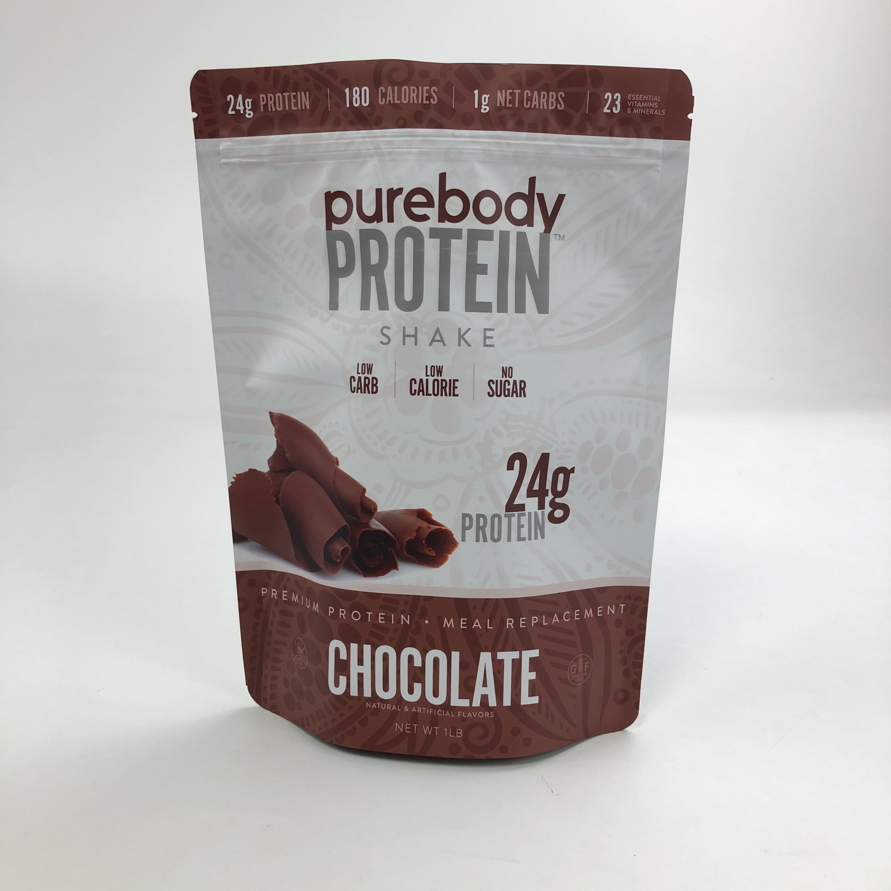 절단 노치와 마일라 지플록식 알루미늄 호일 가방을 패키징하는 비어 있는 팁 유장 단백질 분말을 견디어 인쇄되어서 맞추어주세요