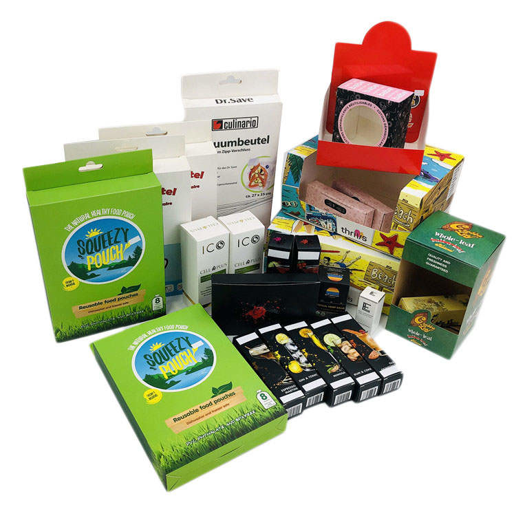 로고와 함께 패키징하는 250gsm 판지 삼 CBD 용지함