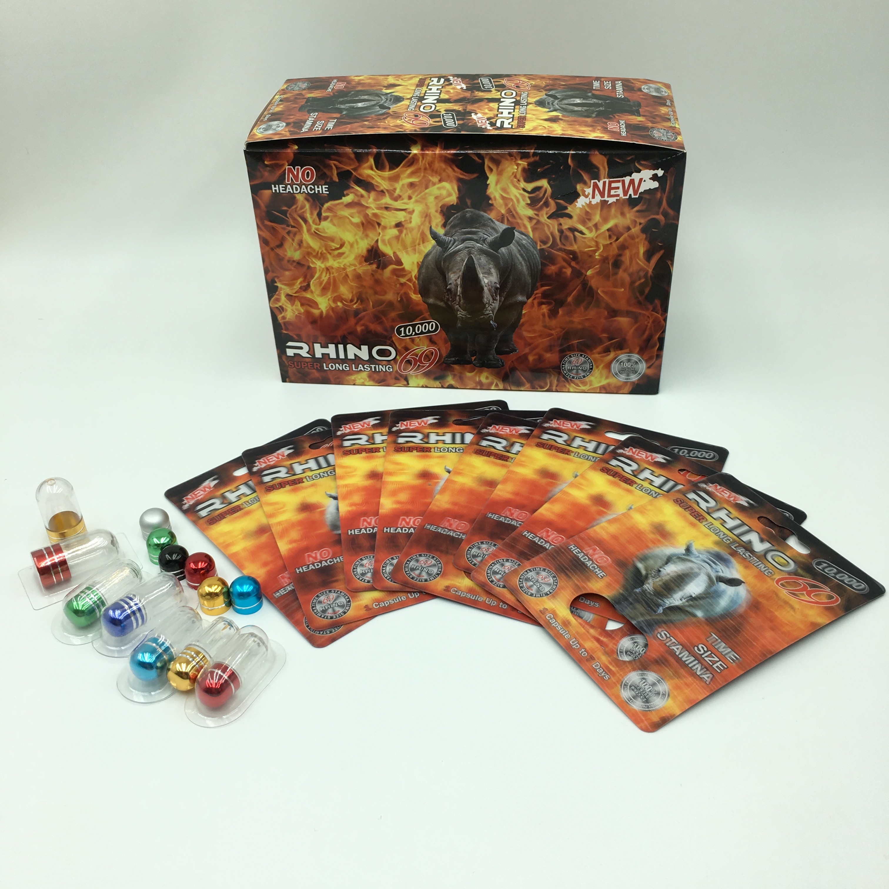 총알과 코뿔소 정제 60*80cm PVC 3D 렌티큘러 카드