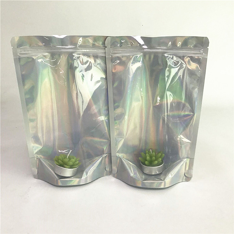 CMYK 색 플라스틱 홀로그래프 봉지를 출력하는 명백한 앞 요판 인쇄