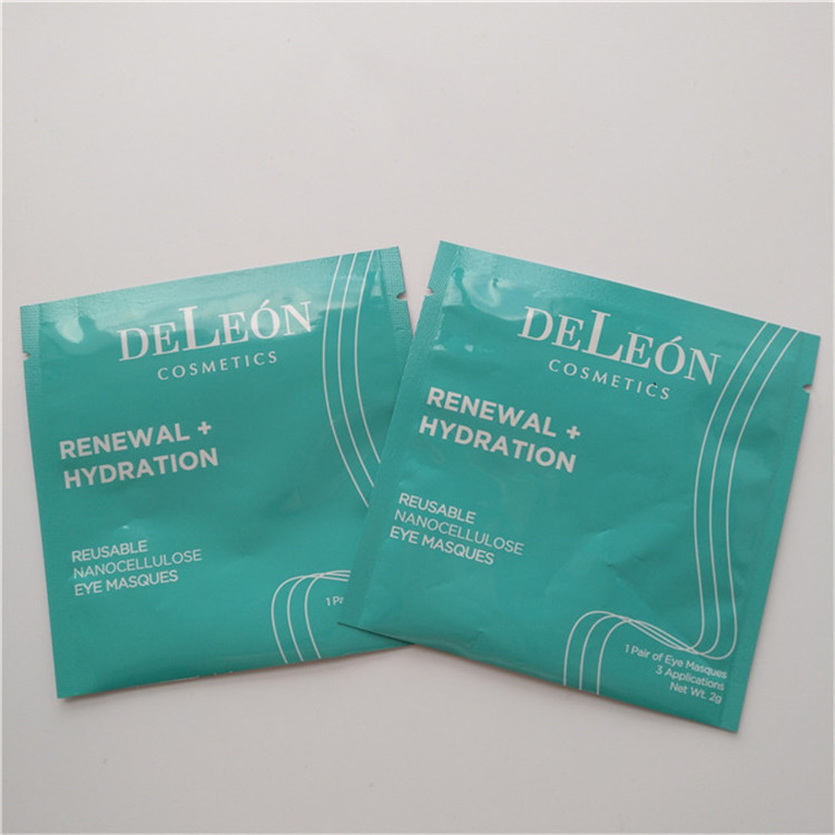 광택이 없는 알루미늄 작은 샤쉐 삼펠 패키징 테플론제 백은 보따리를 꾸리는 샘플에 크림을 넣습니다