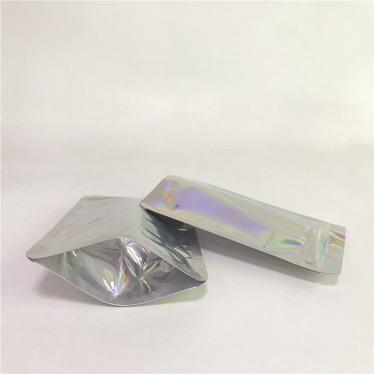 화장용 패키징을 위해  명백한 전면과 홀로그래프 뒤로 홀로그래프 가방을 출력하는 디지털