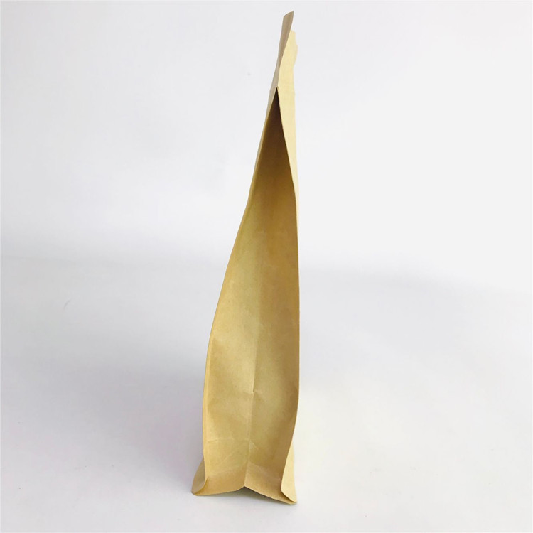 지퍼와 환경 친화적 백 크라프트 지 PLA 백 위로 맞춘 용인된 입지