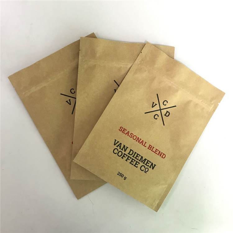 크라프트지 지프 잠금 장치는 절단 노치와 매트 창문과 팁을 견딥니다