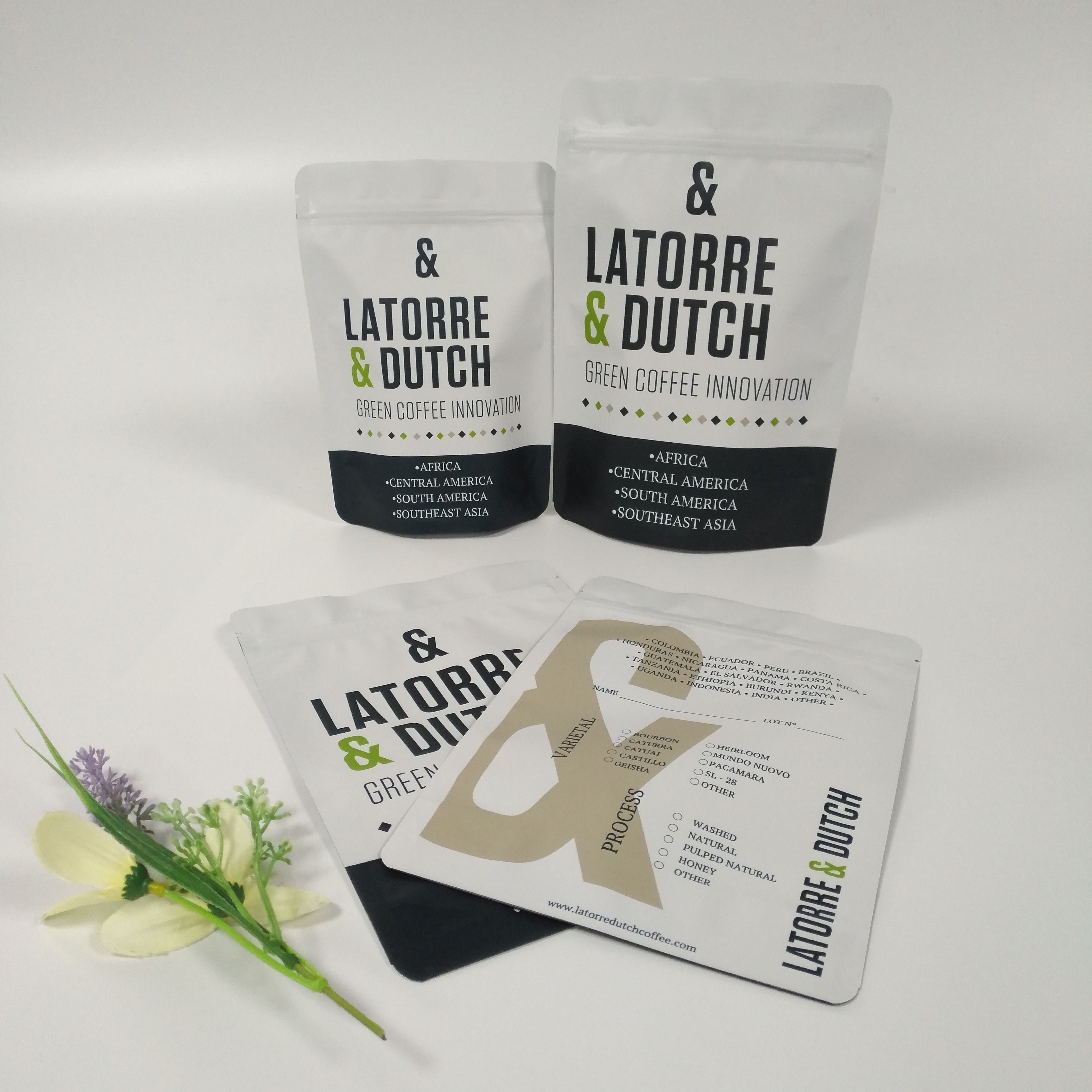 백을 패키징하는 디지털 프린팅 매트 알루미늄 호일 시체 관목숲