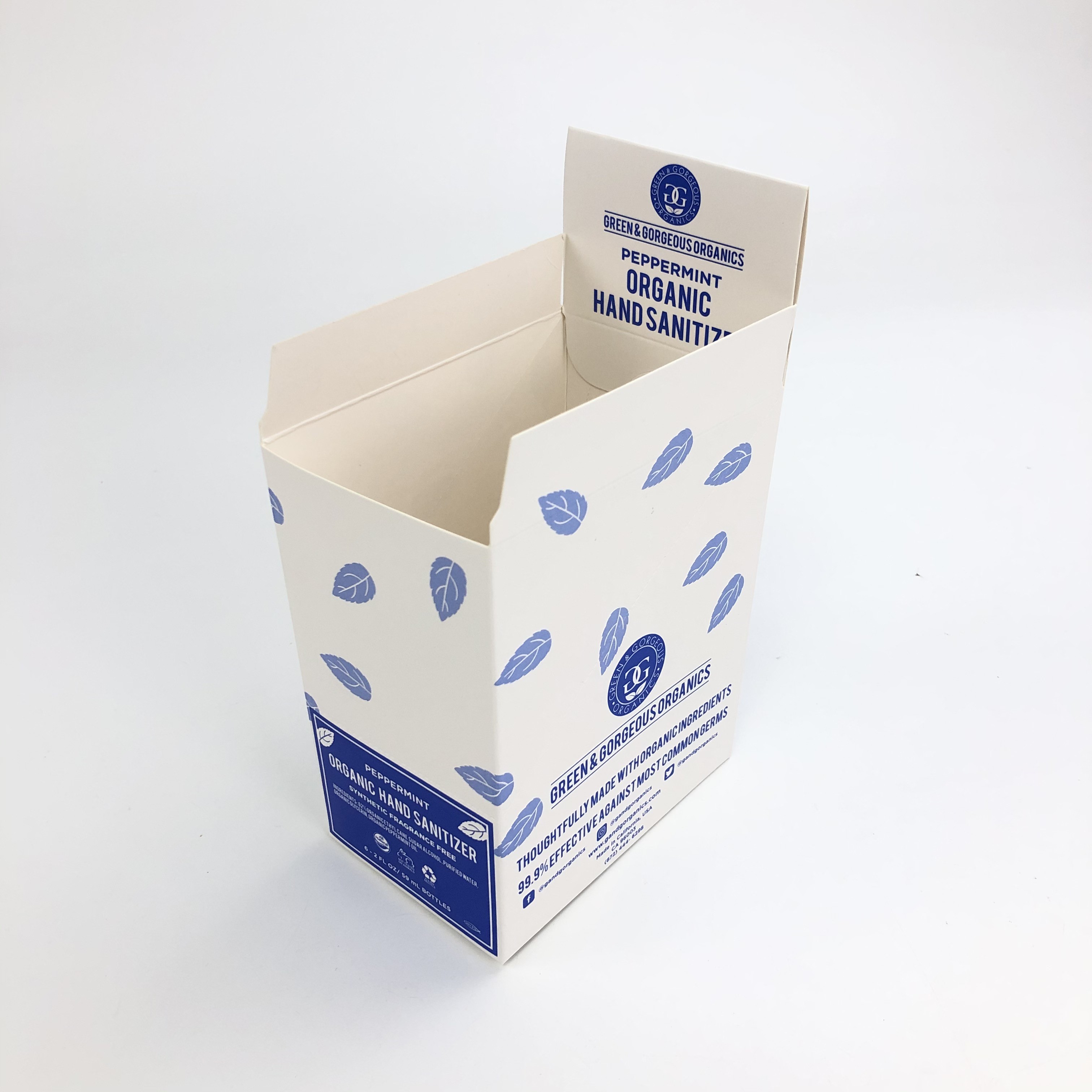 30개 밀리람베르트 60 밀리람베르트 병 디스플레이 종이 박스 포장을 위한 400g 350g 두께 백색 마분지가 엠보싱되어 있는 세관 매트 영화 UV