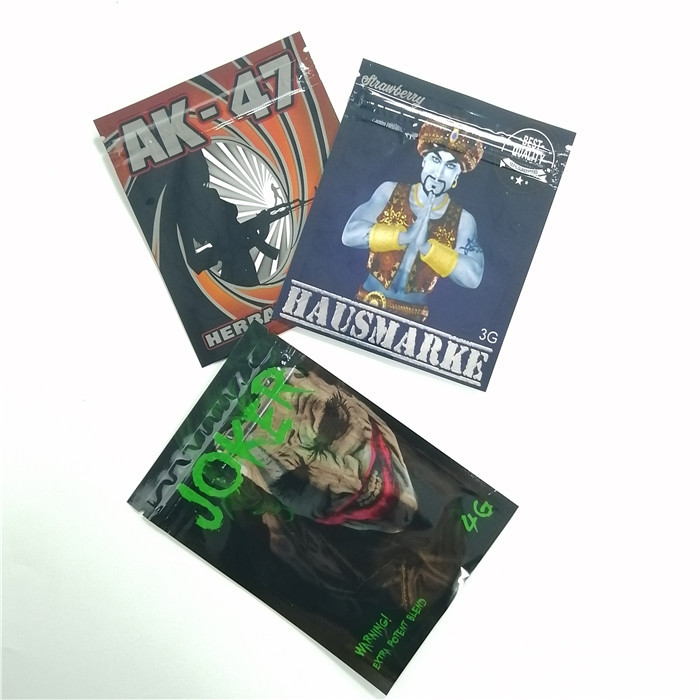 Cmyk 100 마이크론 식물지 향 패키징 테플론제 백 4g