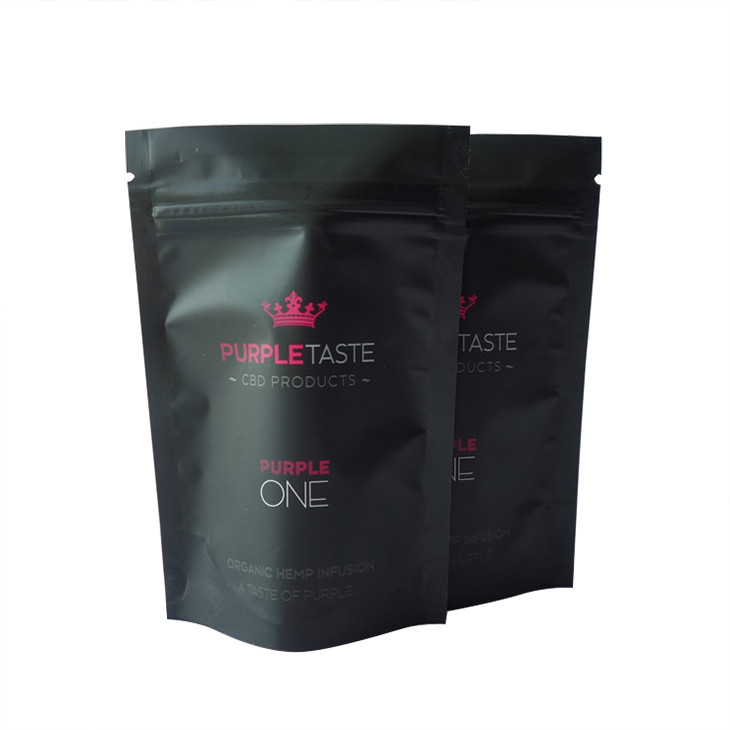 지플록식인 것을 가진 14g 28g 냄새 증명 인쇄된 포일 CBD 마일라 가방