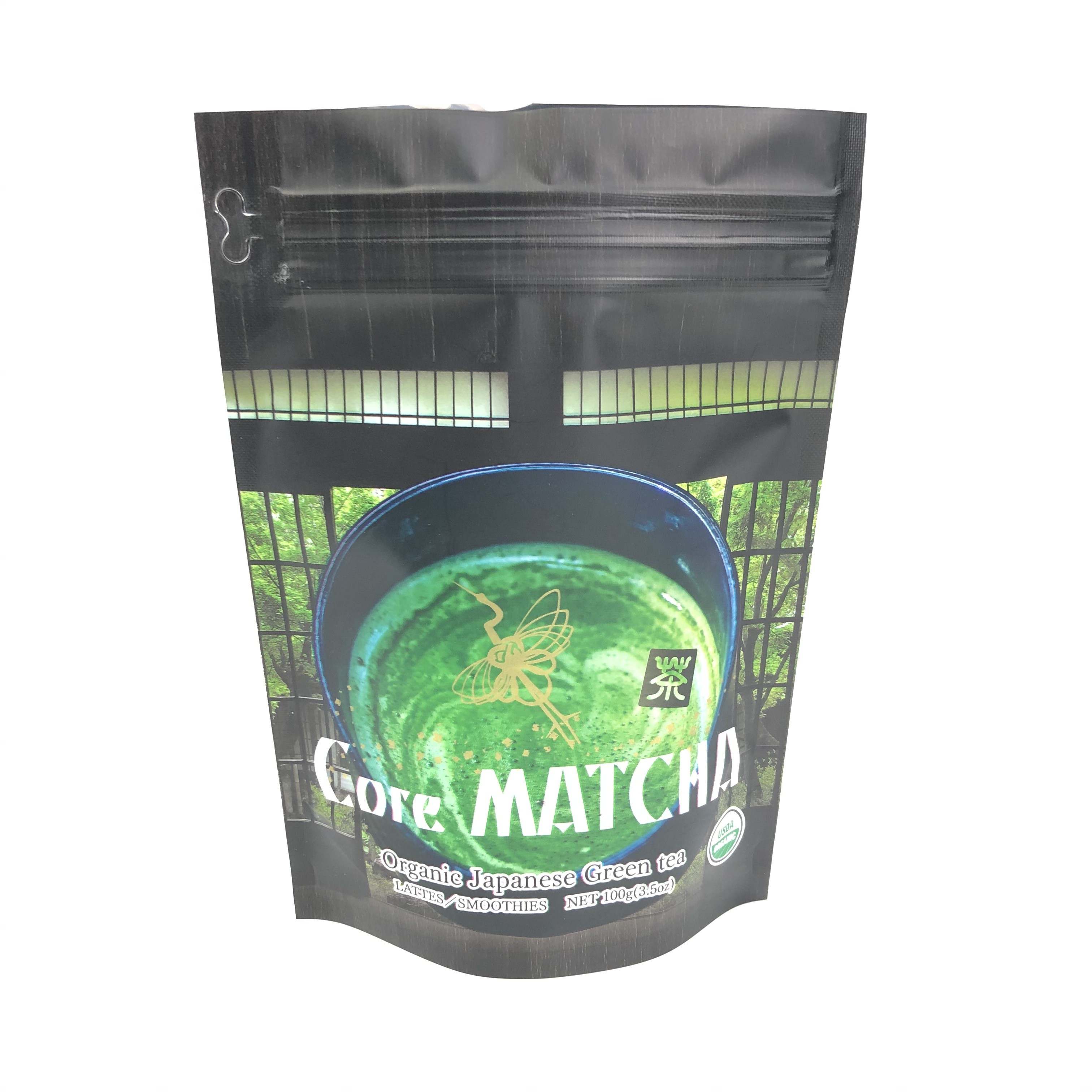 위로 MOPP 재밀봉할 수 있는 입지는 녹차를 위해 120 마이크론을 파우치에 넣습니다