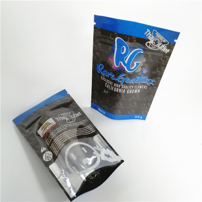 3.5 그램 시큼한 패치 120 마이크론 CMYK 에더블스 잡초 포일 작은 주머니