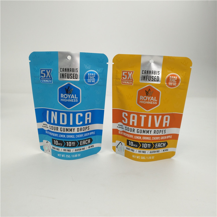 낮은 모큐 3.5g 7g VMPET 알루미늄 포일 마일라 가방 100 마이크론