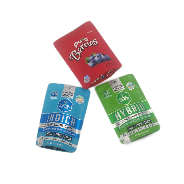 꽃 삼 7g 3.5g 알루미늄 호일 인도 대마 가방