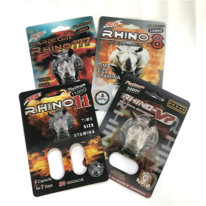 성기능 증진 피임약을 위한 89x127mm 매그넘 24K 3d 기포 카드