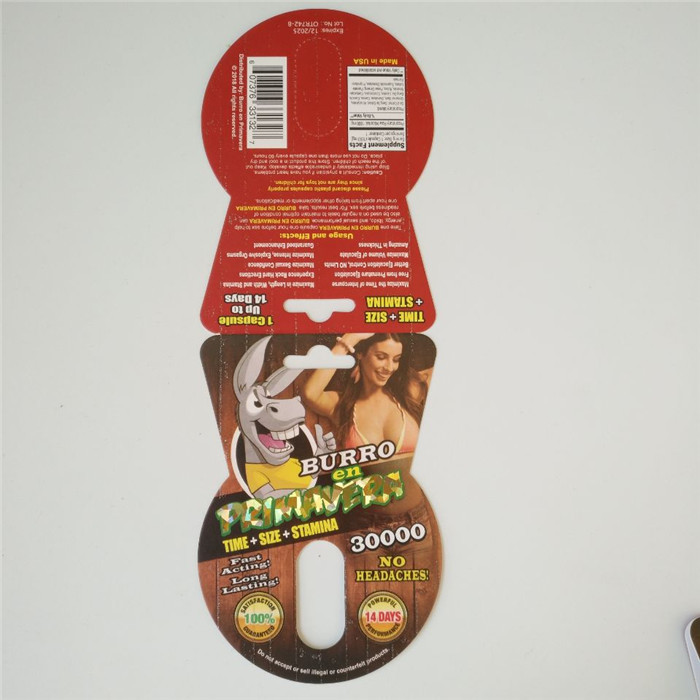 카드 라후노 100K를 패키징하는 홀로그램 핫 스탬핑 캡슐