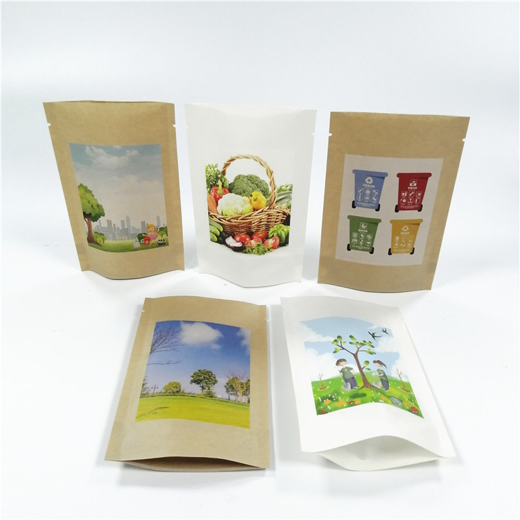 크라프트 지 MOPP VMPET은 지플록식 가방 18x26cm을 견딥니다