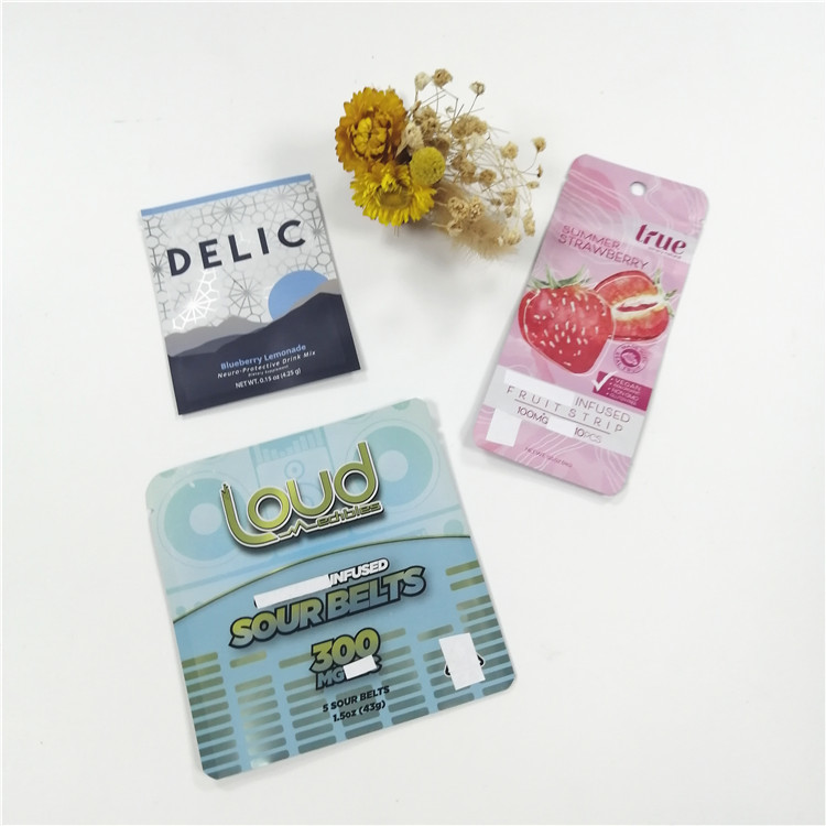 3.5g CB TH 100 미크론 CMYK 금속 인쇄 패키징 테플론제 백