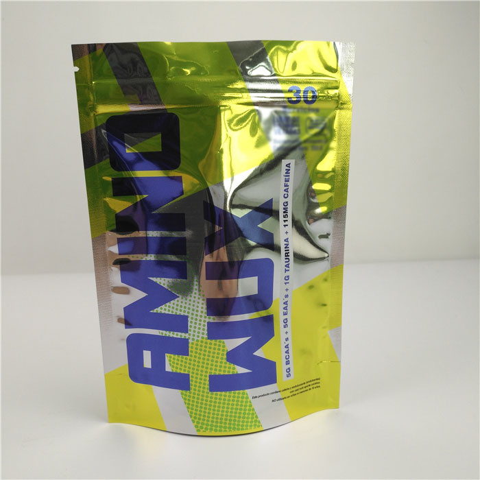 스낵 글로스리는 지프 잠금 장치 플라스틱 파우치 패키징 냄새 증명을 착색시켰습니다