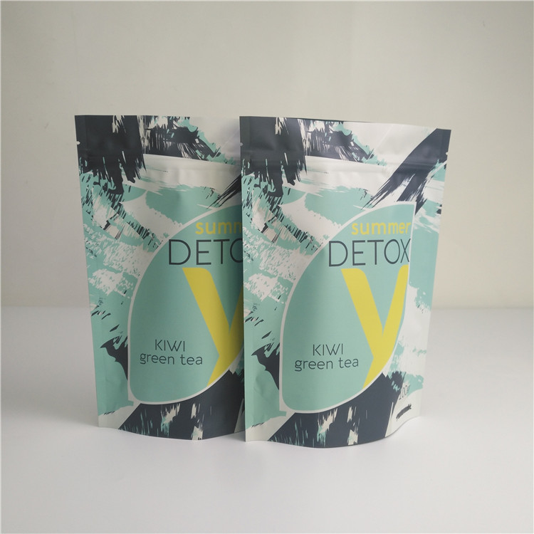 재밀봉할 수 있는 Eco 우호적 방습 음식 스낵 가방을 패키징하는 커피 녹차 티백을 견디세요