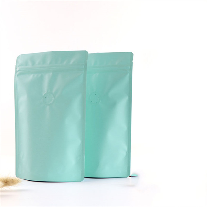 밸브와 그라비아 인쇄 매트 처리 알루미늄 호일 지퍼 커피백