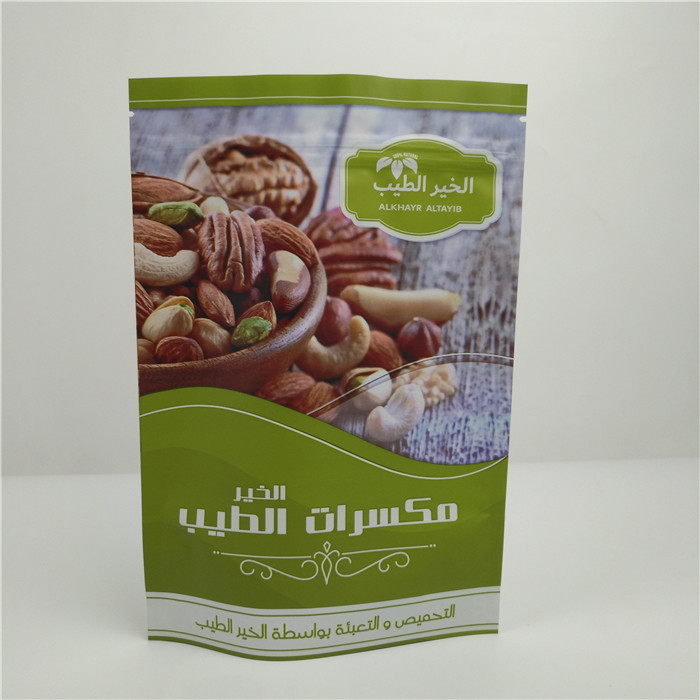 누출 내구성을 패키징하여 식품을 위해 지프 잠금 장치 히트 실 플라스틱 파우치를 견디세요