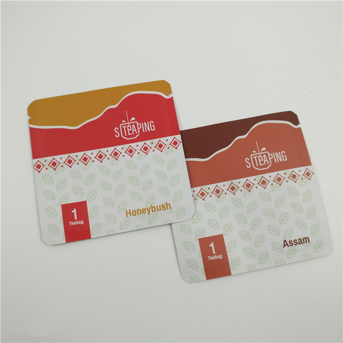 검은 녹색 주문 제작된 로고를 패키징하는 포일 플라스틱 녹차 재활용할 수 있는 팁