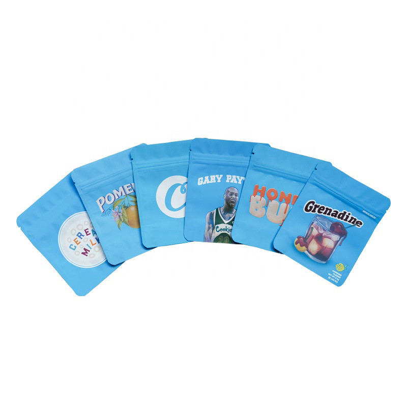 마일라 가방 달콤한 샤쉐 달콤한 먹을 수 있는 포장 가방을 패키징하는 지프 잠금 장치 잡초 쿠키