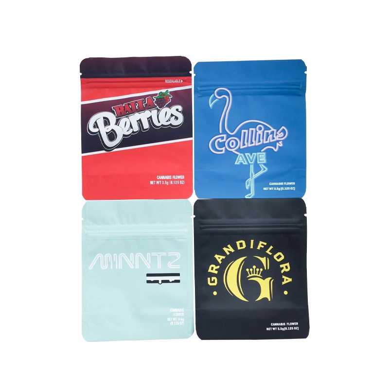 식용인 3.5 그램 마일라 가방을 패키징하는 잡초는 봉인한 냄새 증명 지프 잠금 장치 가방 꿀 샤쉐를 가열시킵니다