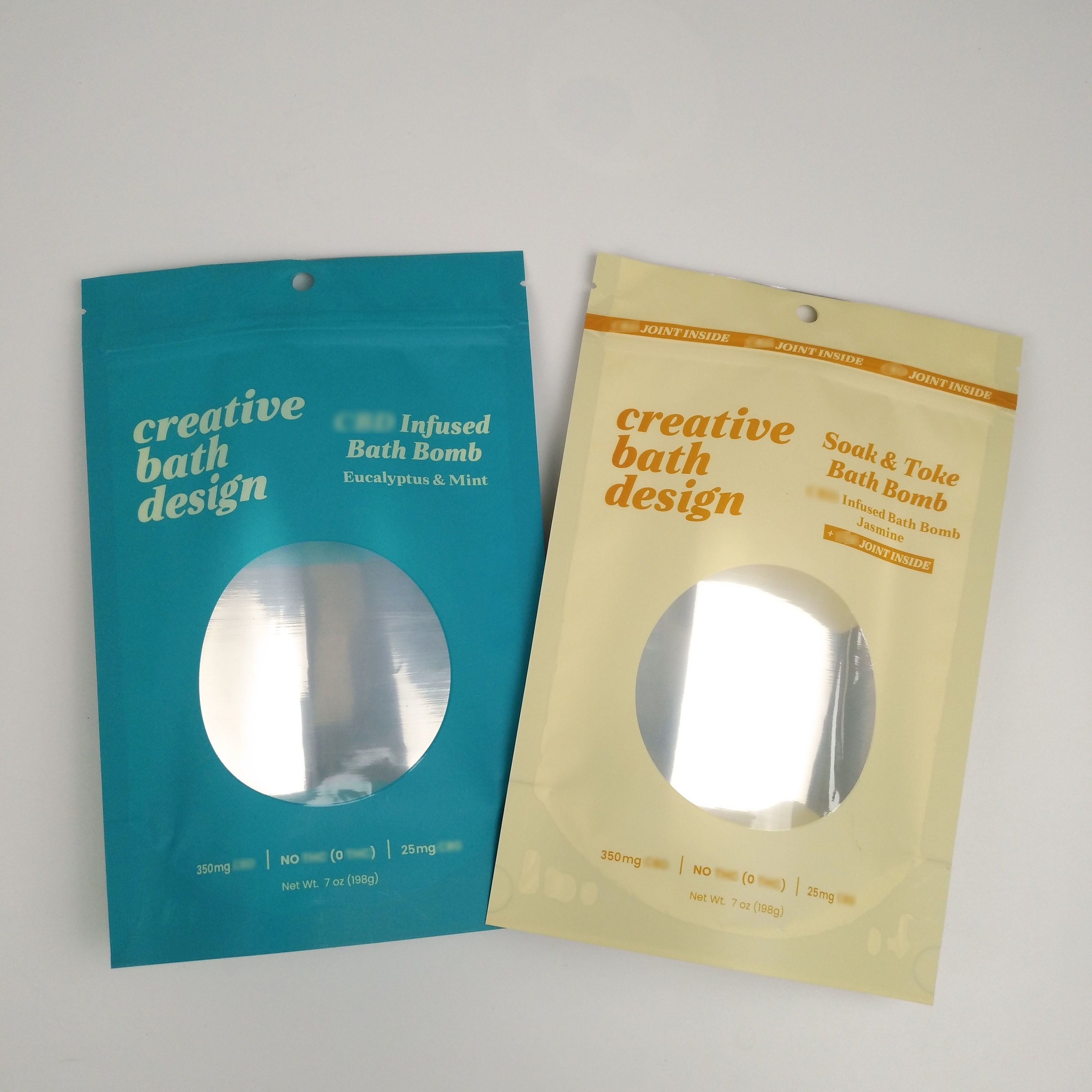 재밀봉할 수 있는 마일라 가방이 좌절시키는 명백한 도매 냄새 증명 식품 저장실 알루미늄과 가방은 깨끗한 창과 팁을 견딥니다