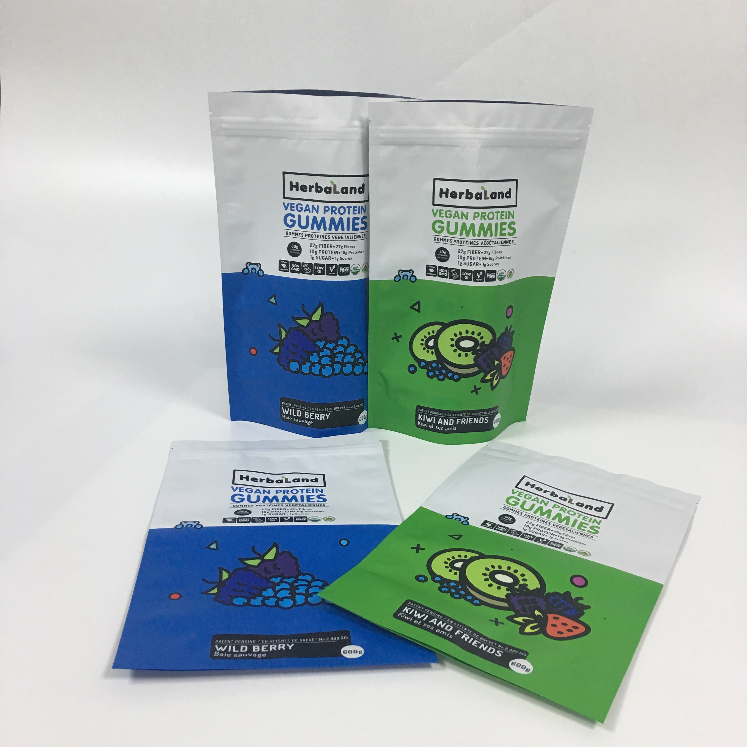 팁 식용인 마일라 플라스틱 백 위로 입지를 패키징하는 도매 매트 냄새 증명 알루미늄 호일