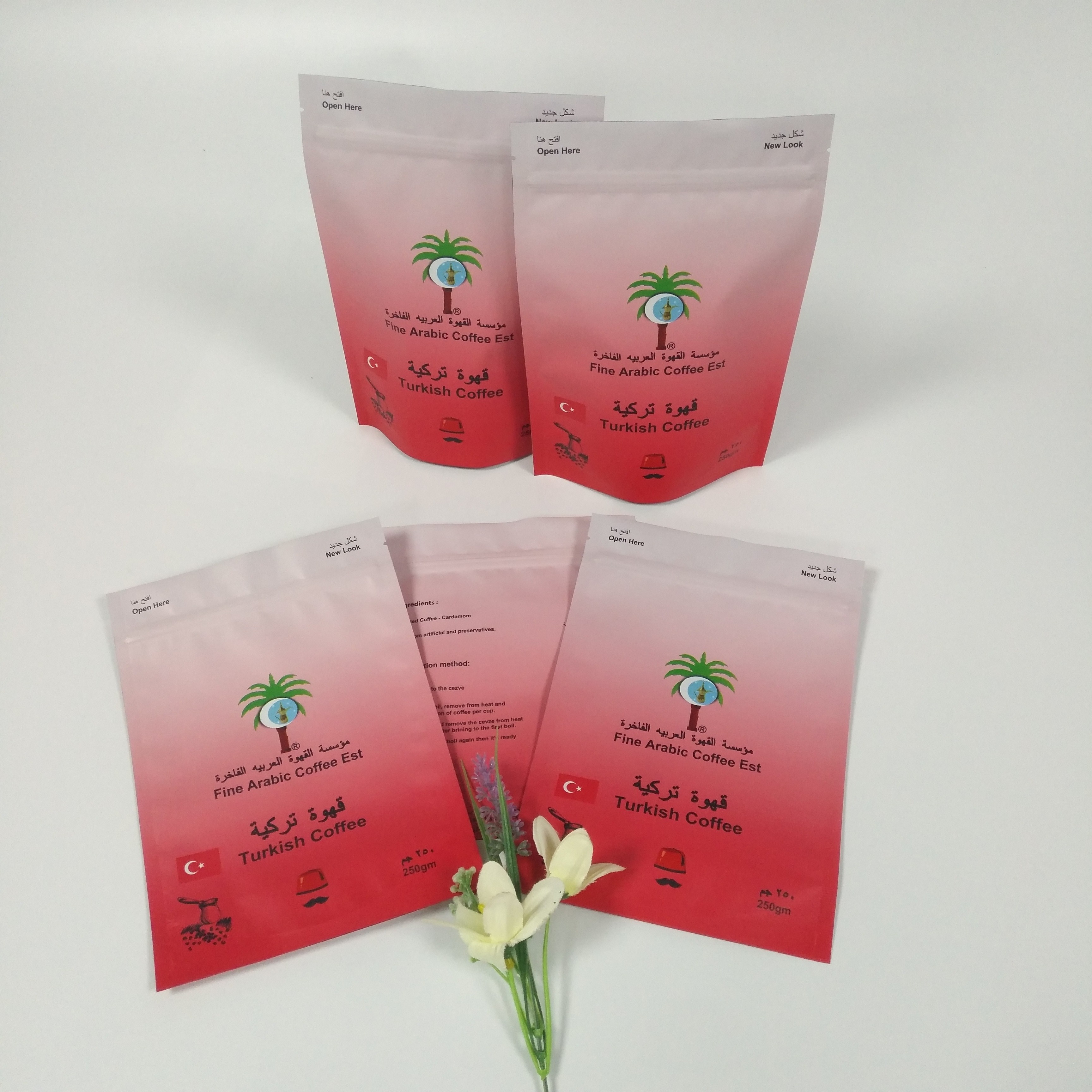 안주류 커피 분말을 위해 패키징하는 광택이 없는 CMYK 150 마이크론 안주류 가방