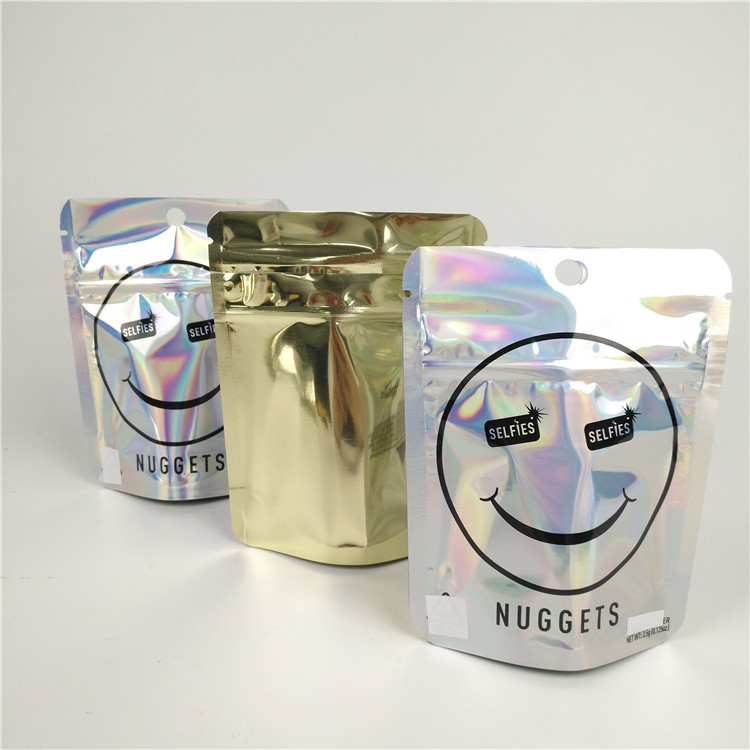 집옥 300g 재밀봉할 수 있는 알루미늄 호일 마일라 가방 식용 식품 패키징