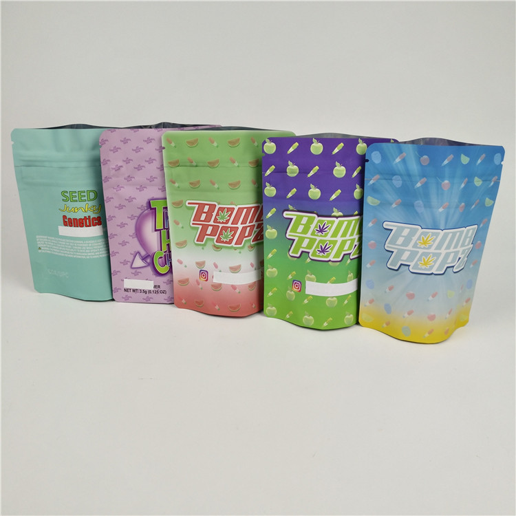 PMS 냄새 증명은 마일라 가방 포일 라미네이트된 CBD 지플록식 가방을 제거합니다