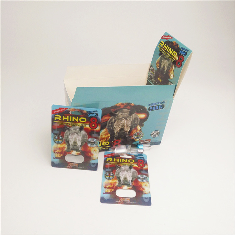 Rhino 매그넘을 위한 90mic 성적인 환약 물집 종이 카드