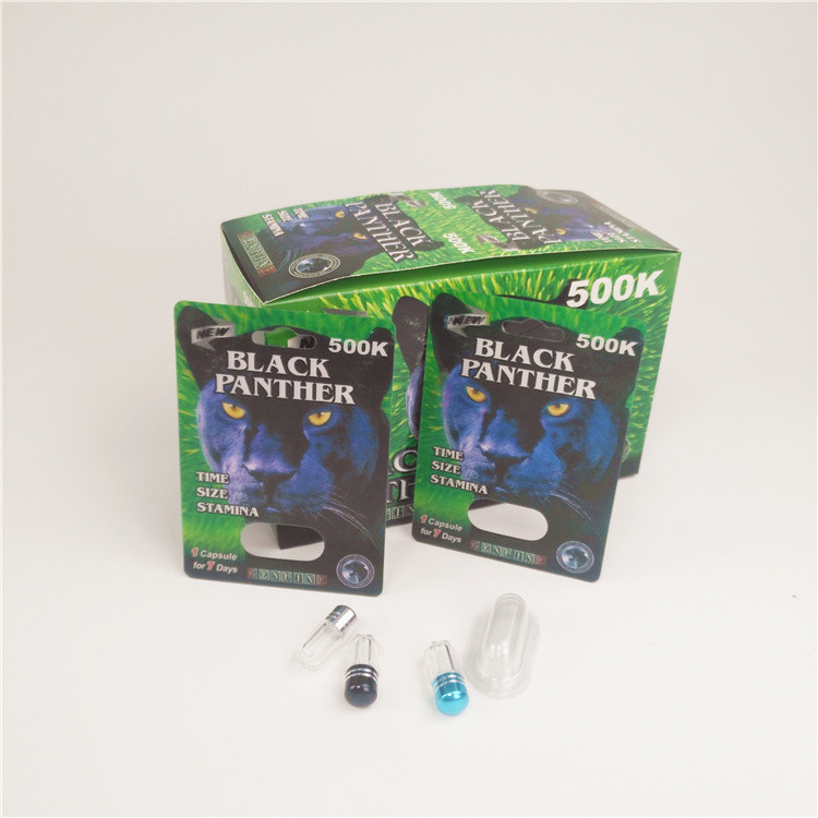 90mic Panther 성적인 알약 3D 카드 Rhino 3K 7K 종이 카드