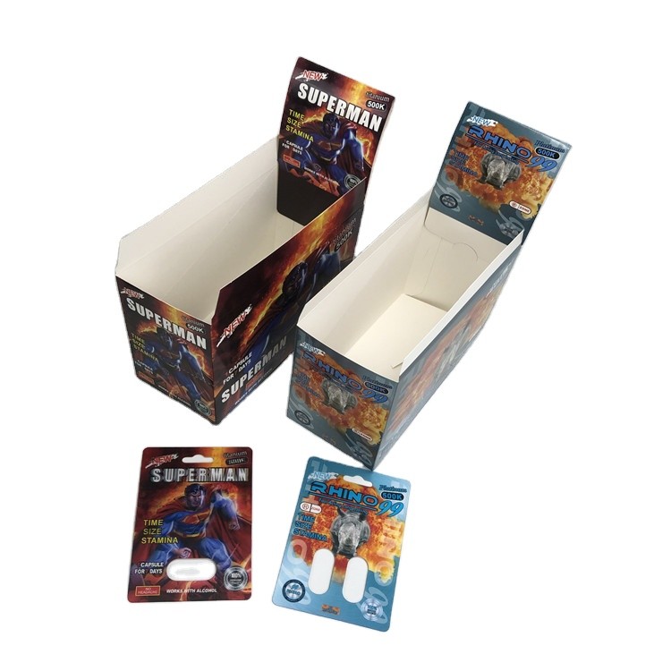 0.1mm 두께와 친환경 물질의 직사각형 블리스터 카드 포장