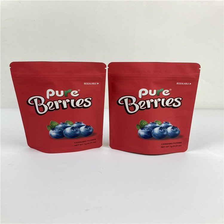 ISO BOPP VMPET 지퍼 잠금 식품 파우치 3.5g 종자용 그라비아