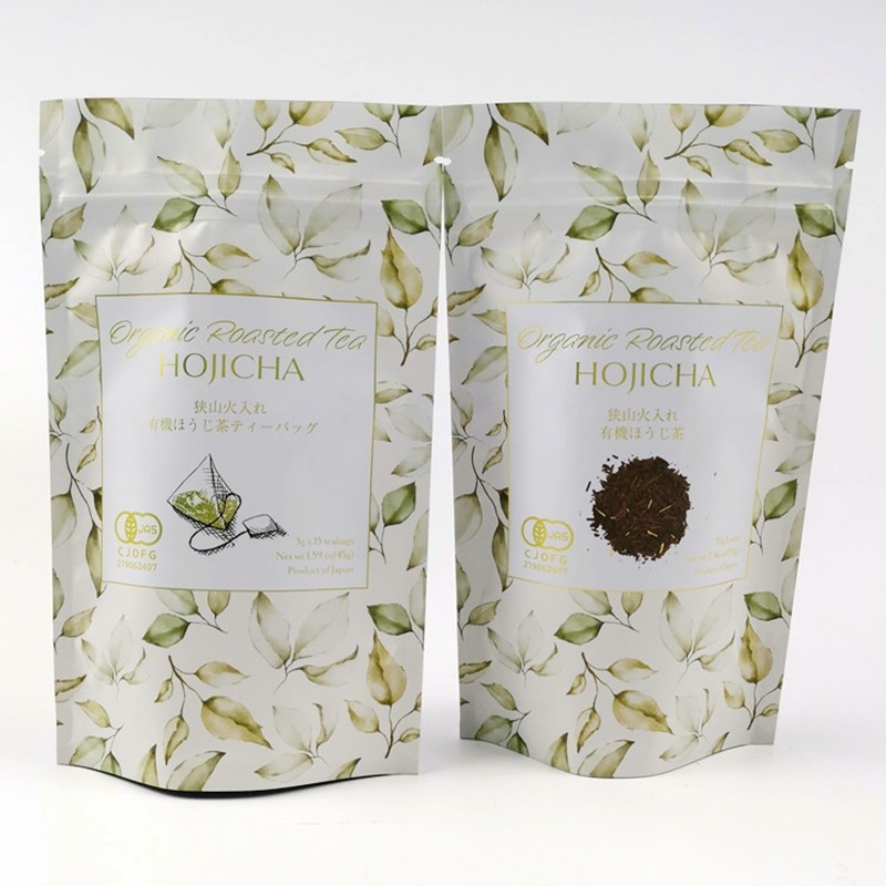 VMPET FDA Cmyk 무광 알루미늄 호일 파우치 150mic 말차 차 분말