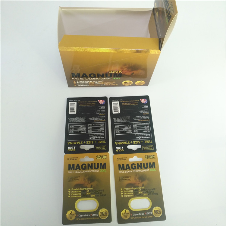 Pantone 성 알약 포장 카드 Rhino 69 3D 렌즈 모양 포장 카드